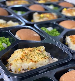 Trays of Shepherds Pie